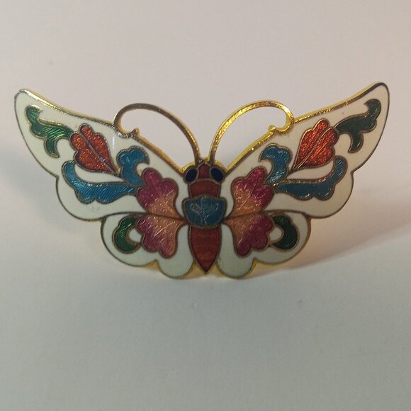 Accessories - Vintage Enamel Butterfly Jewelry